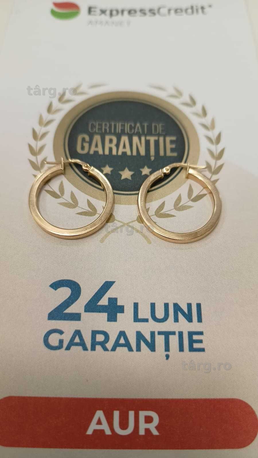 Cercei aur 14K 2.26gr [AG24 Harlau B.45757.2] - Garantie 2 ani! 2