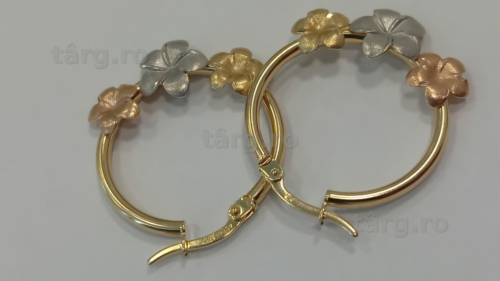 Cercei aur 14k Ag20 Dancu b30043 Garanție 2 ani 3