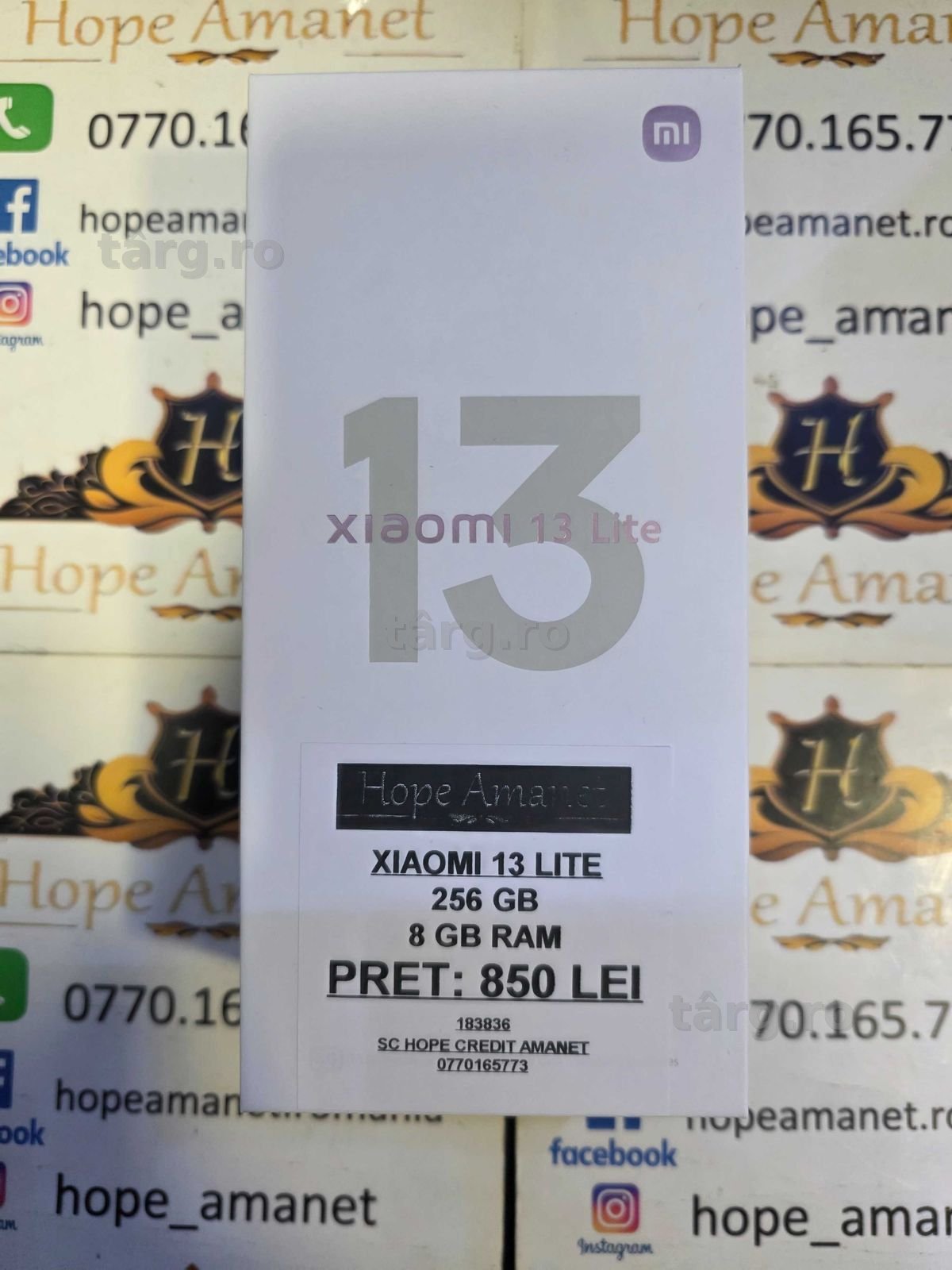 Hope Amanet P6 XIAOMI 13 LITE NOU !!!