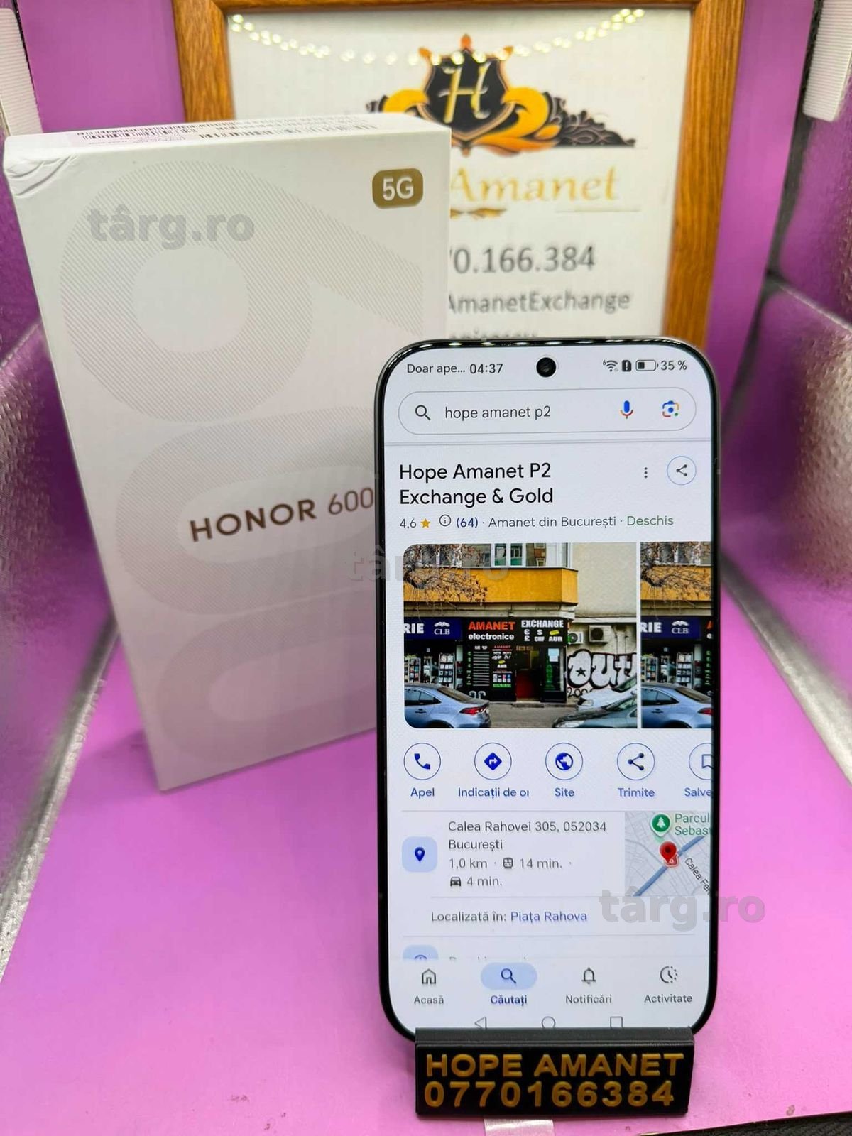 HOPE AMANET P2-Honor 600 desigilat de proba 256 GB/8 RAM 3