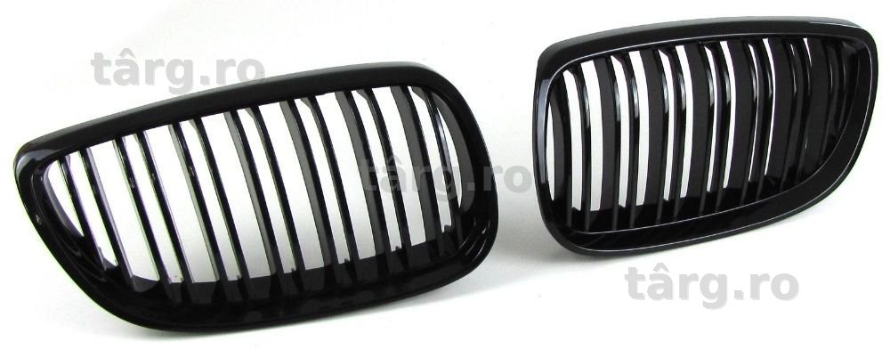 Grile duble BMW E92 / E93 2006-2009 Negru Lucios M-LOOK
