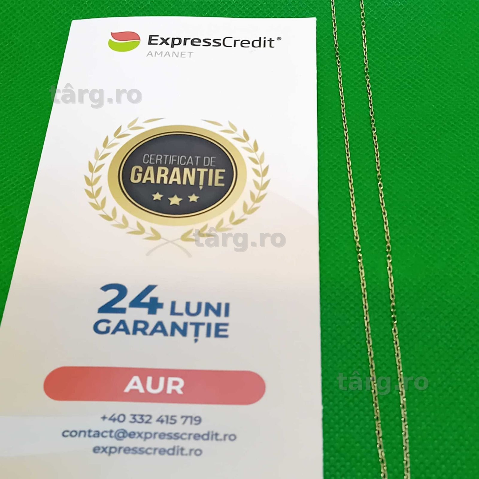 Lant  aur 14k 1.88 gr (AG4 Dacia b.51653.1) Garantie 2 ani 2