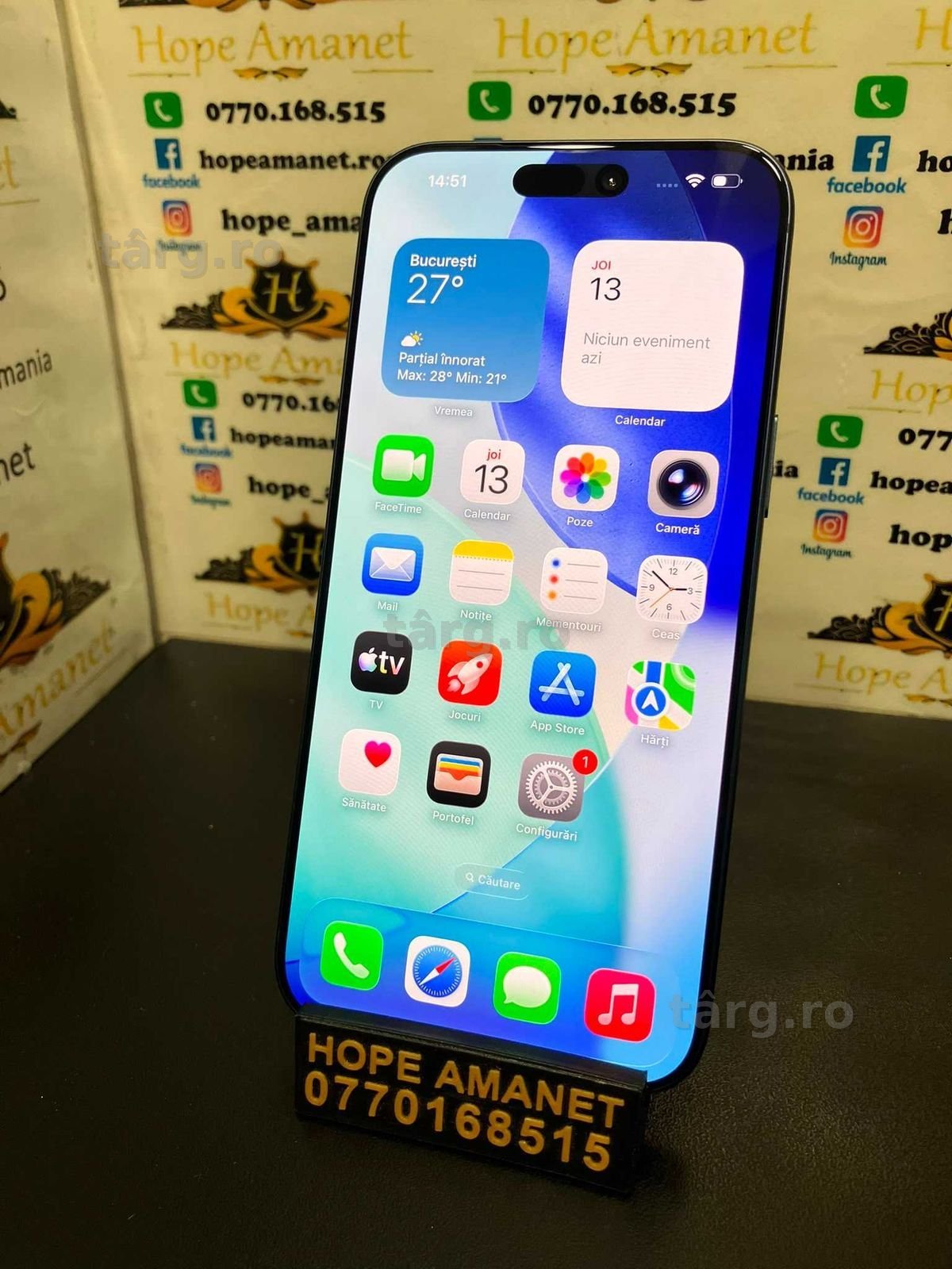 Hope Amanet P3 Iphone 17 PRO MAX / 256 GB / 100% Baterie 3