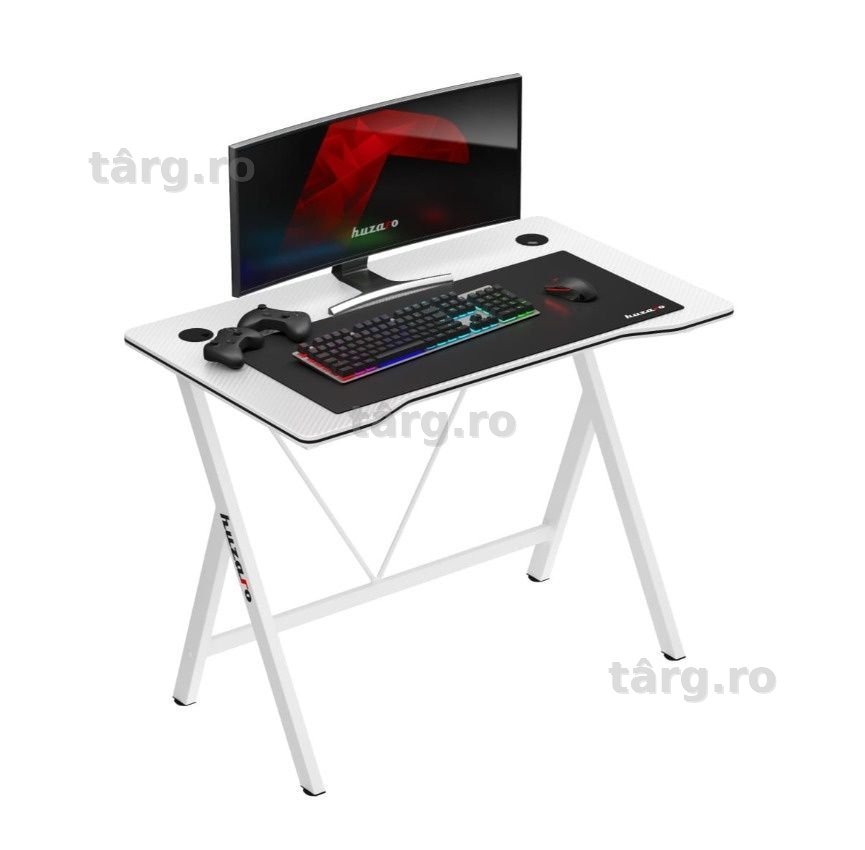 Birou pentru gaming Hero 1.4 Alb