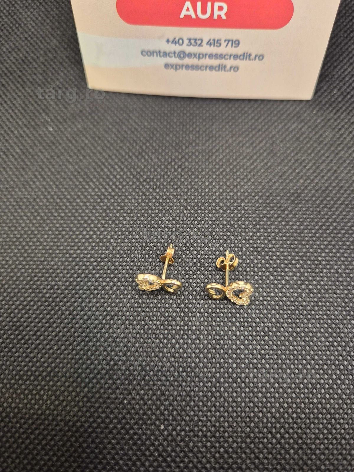 Cercei aur 14K 1.43g (49450.2 Ag11 Piata Nicolina) Garantie 2 ani! 3