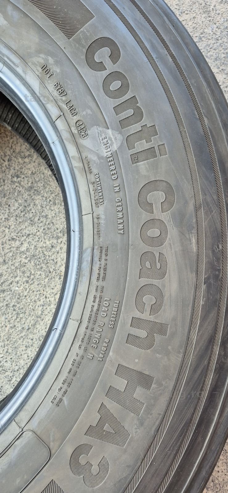 4 anvelope M+S,doua Nokian,doua Continental 295/80/22,5.Dot 2022-2023.Pret/bucata. 5