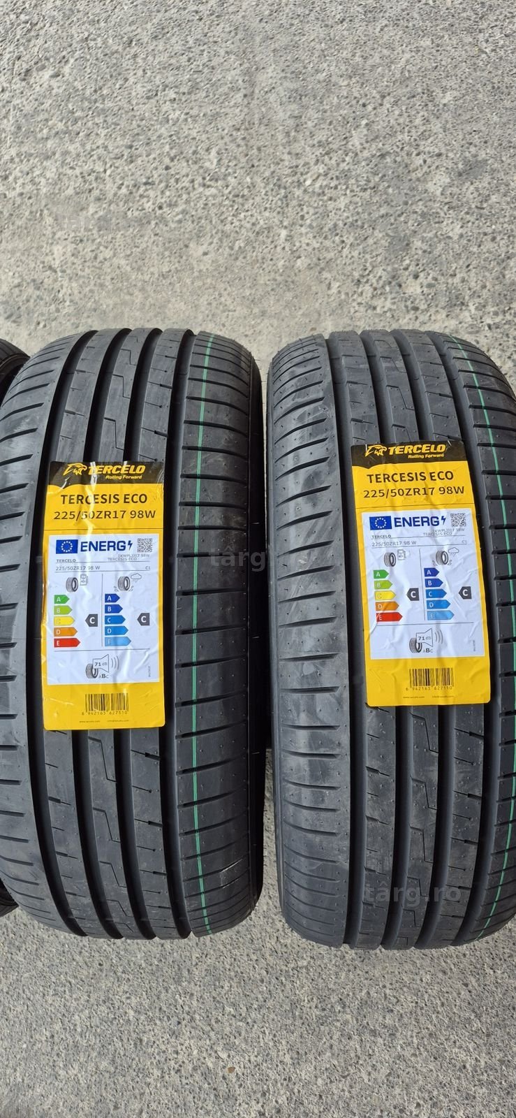 4 anvelope vara noi Tercelo 225/50/17,dot 2025.Pretul este pe bucata. 2