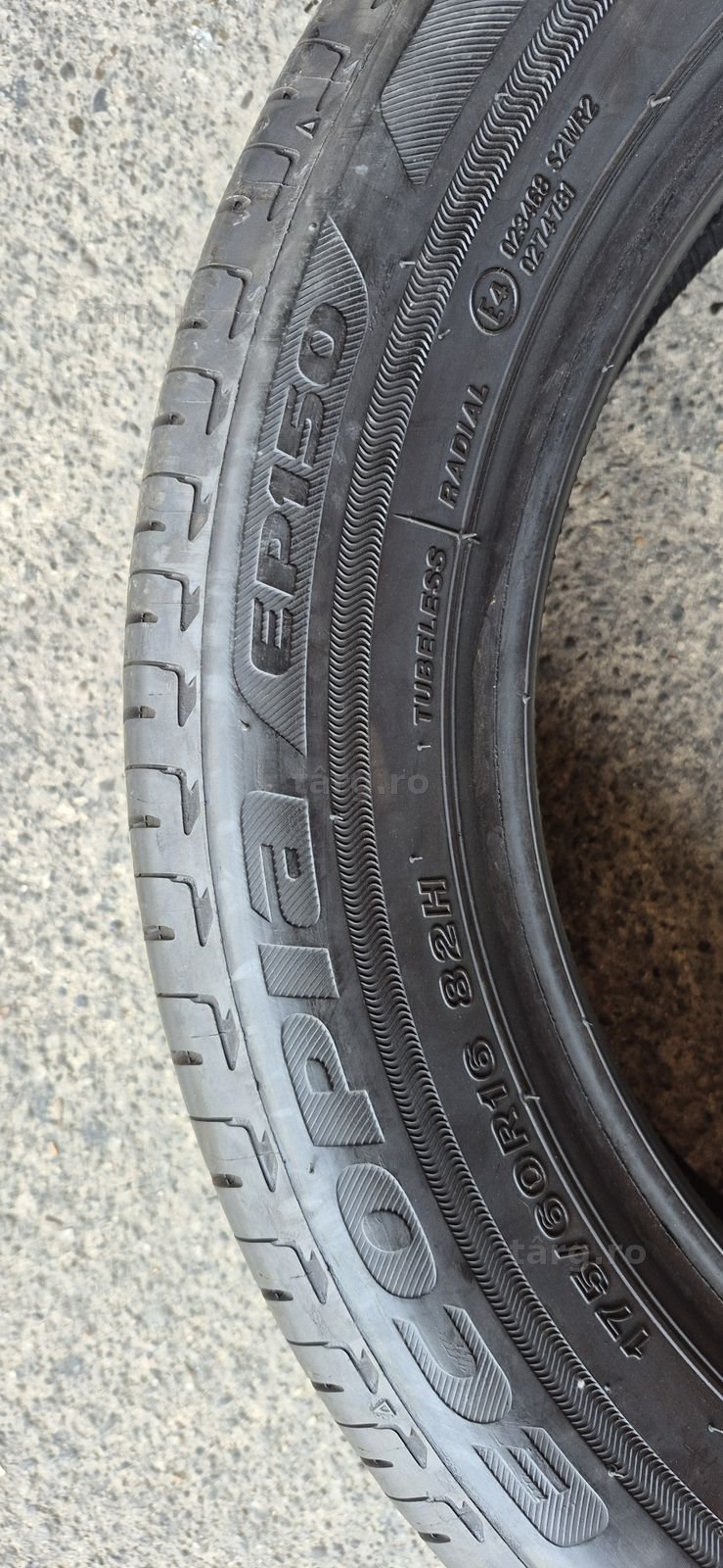 4 anvelope vara ca noi Bridgestone 175/60/16;82H,dot 2021.Pretul este pe bucata. 5