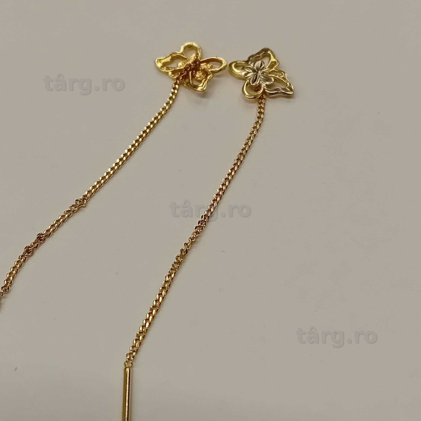 Cercei Aur 14k 0.94g (ag49 Esplanada b.8914) 2 ani garantie 4