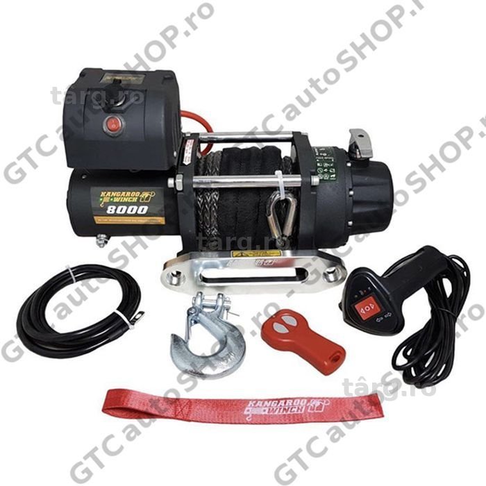 troliu kangaroo k8000 compact cablu sintetic