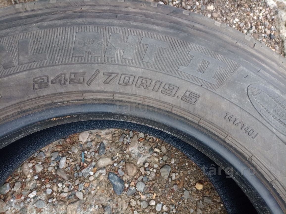 4 anvelope M+S pentru trailer Goodyear 245/70 R19,5 dot 0718 4