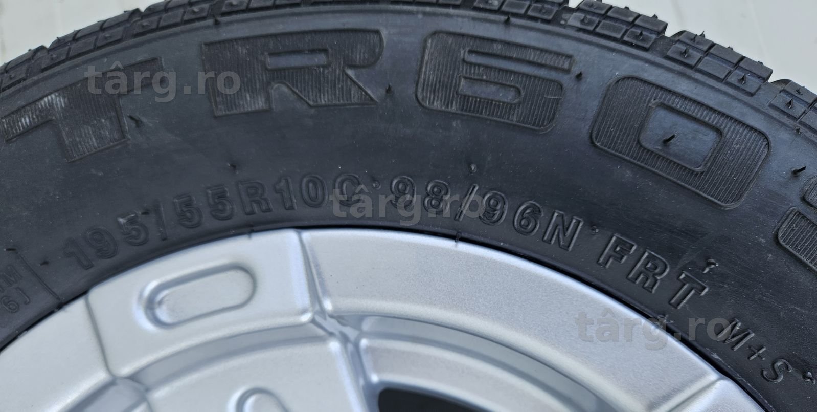 Roata completa 195/55 R10C, Anvelopa Security pe Janta aliaj ET-4 2