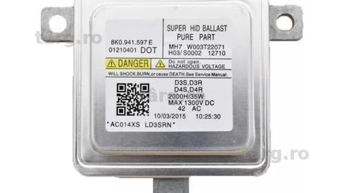 Balast Droser Xenon Original D3S/D4S 8K0941597 B,C,E, Audi,Wv,Se