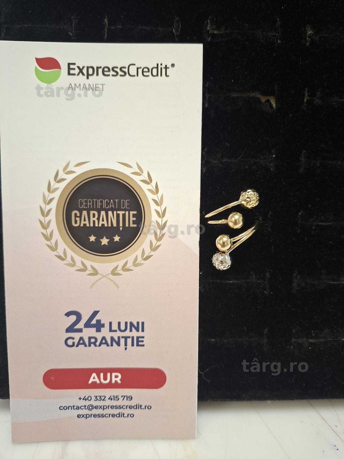 (Ag33)Inel Aur 14K/Garantie 2 ani