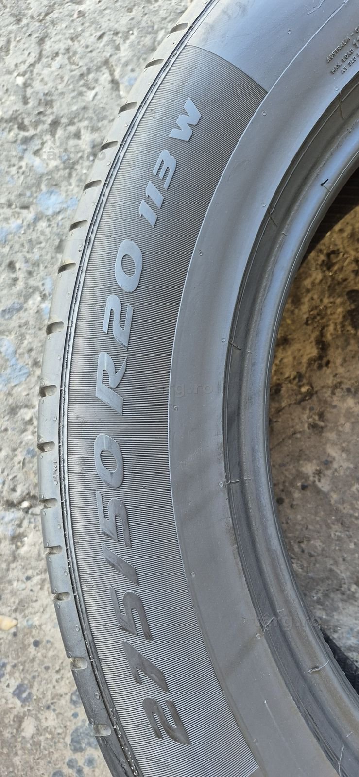4 anvelope vara Pirelli 275/50/20.Pretul este pe bucata. 6