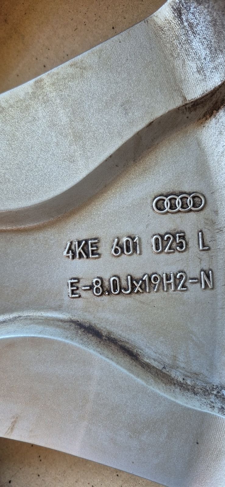 Set jante originale Audi R19;8Jx19H2,ET.34 6
