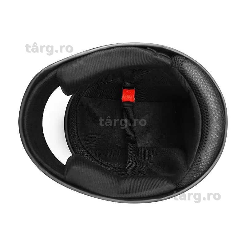 Casca Moto/Scuter/ATV, viziera detasabila, marime universala, Negru 4