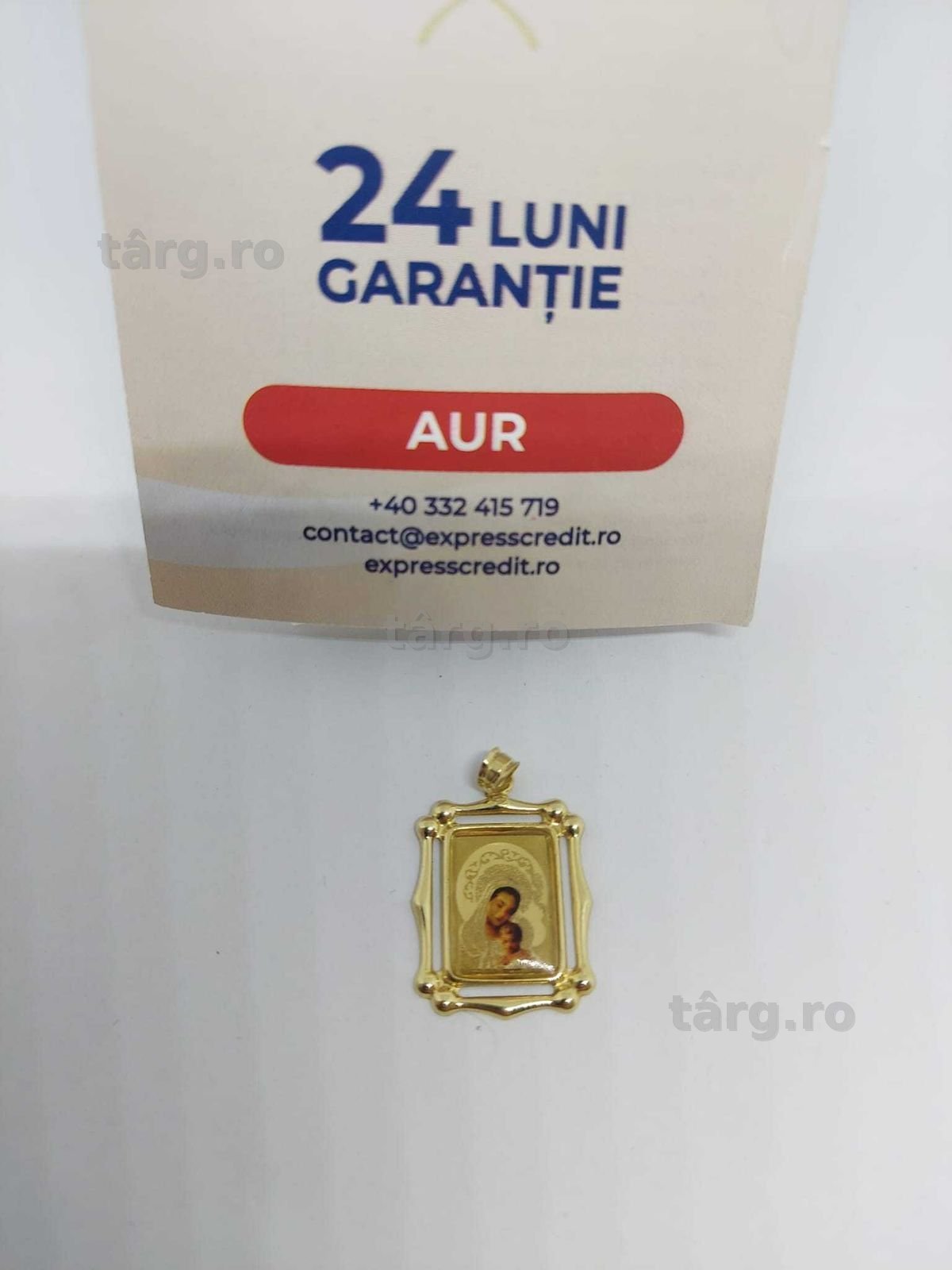 Medalion 14k 1.52gr [34377.2/ 30 Pacurari 2] Garantie 2 ani! 4