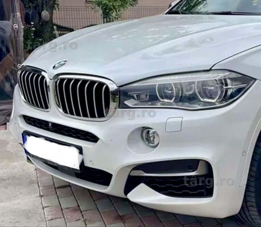 Bara fata completa BMW x6 f16 cu 6 senzori / camera si distronic / ALB / impecabila / completa