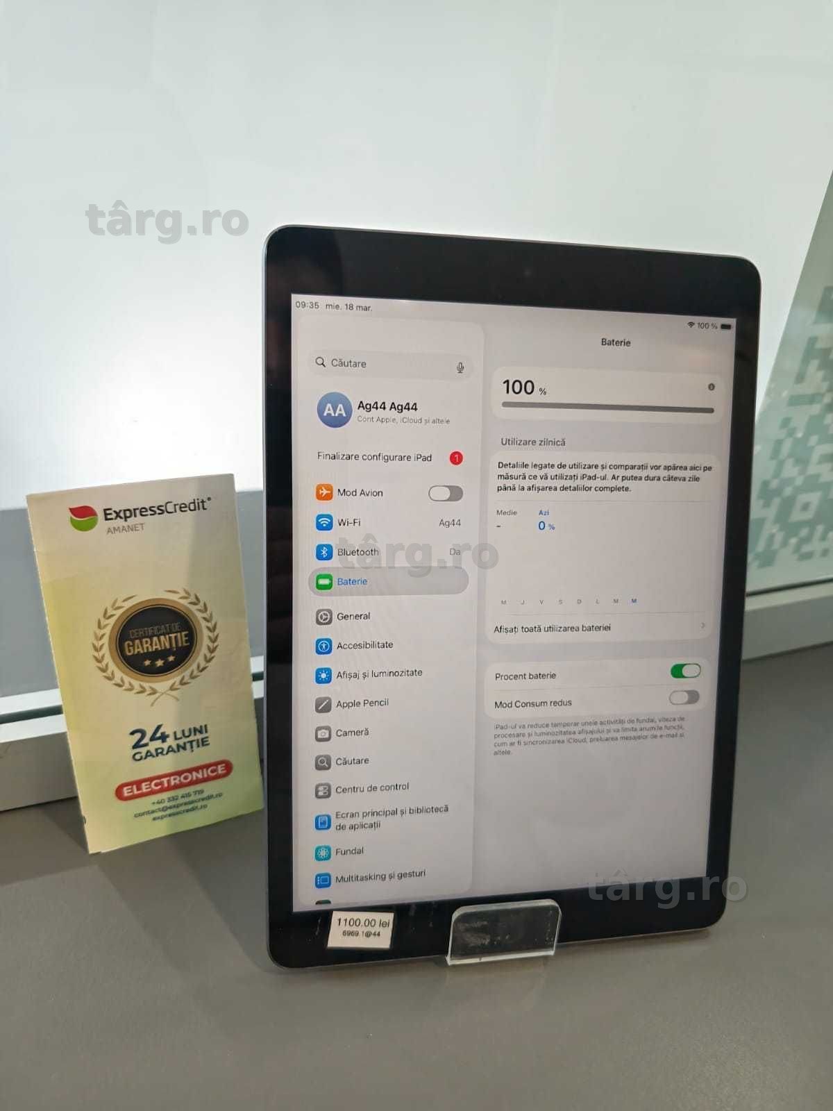 Tableta Apple Ipad A2602 9Th Gen(AG44B:6969) 2