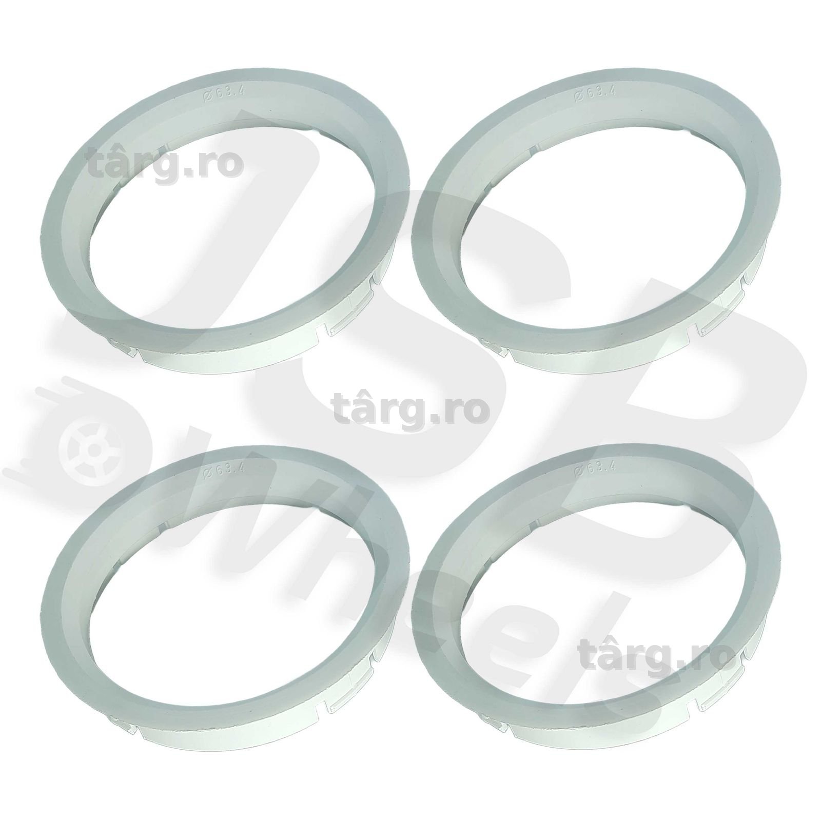 Set inele de centrare ghidaj jante noi 70-63.4 mm Ford