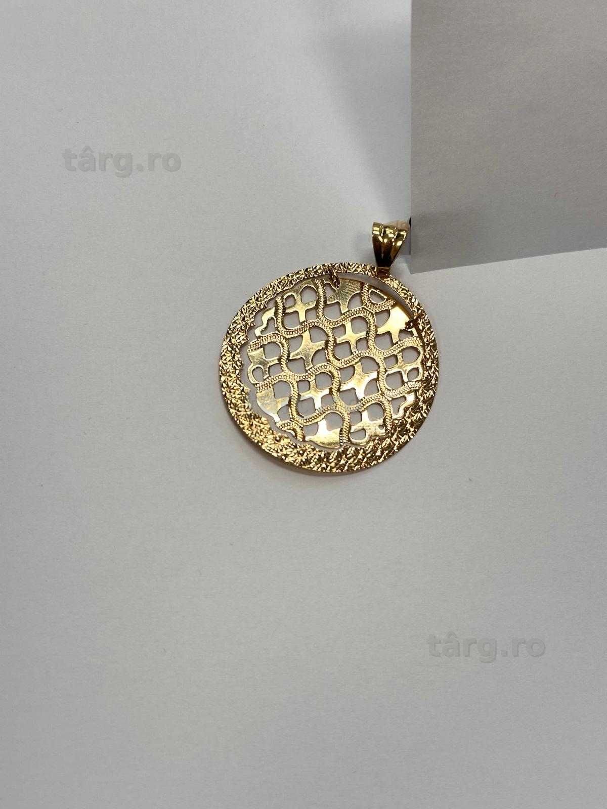 Medalion aur 14K 2.12g (AG13 B55666) Garantie 2 Ani 3