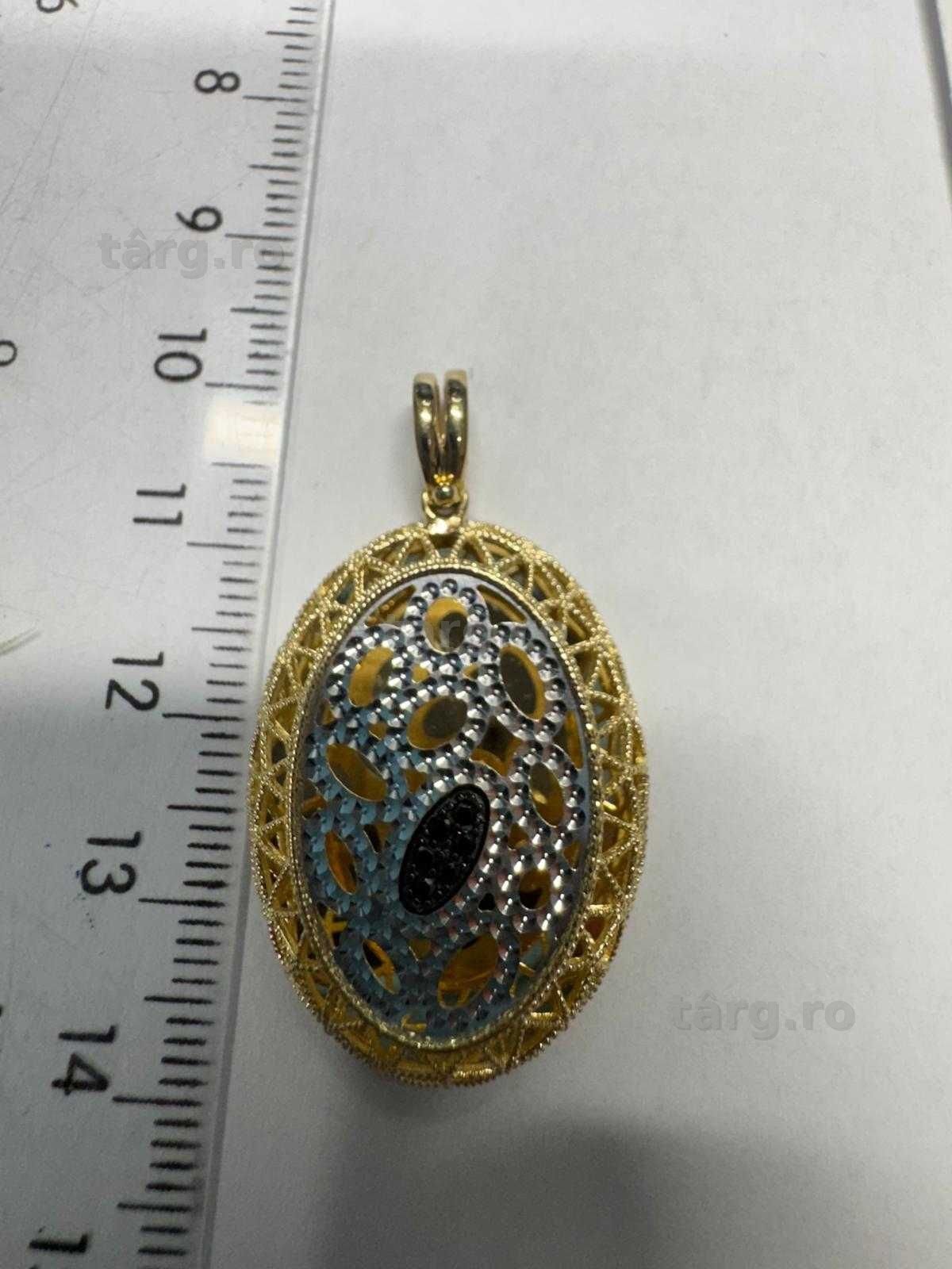 Medalion din aur 14k (69074.12/ 10 Pacurari 1) Garantie 2 ani! 7