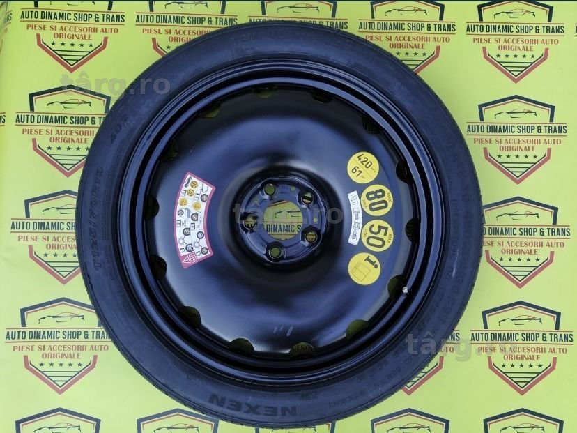 Roata rezerva compatibila BMW 125/70/19 5X120 G30 G31 X2 X3 X4 G01 G02