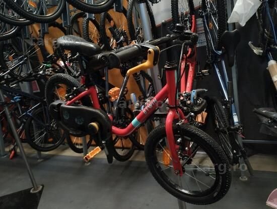 Bicicletă 2 în 1 Discover 500 14" roșu copii - (SecondHand) Decathlon