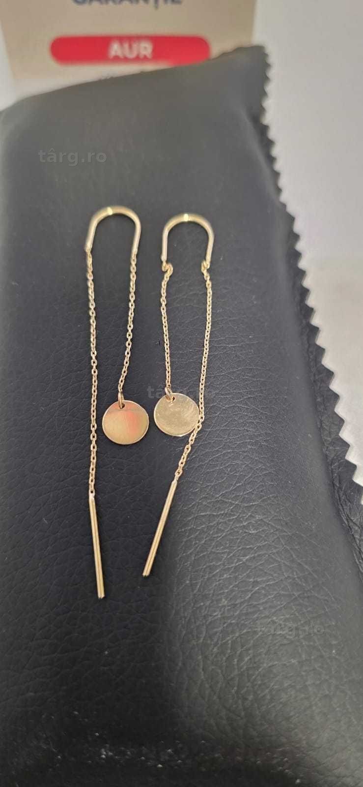Cercei aur 14k  1.75 (AG15 Gara 1 B33329) Garantie 2 ani 2