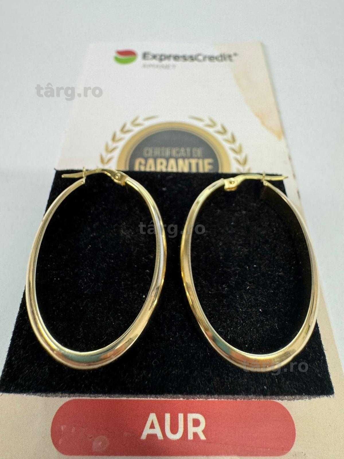 Cercei din aur 14k (69786.1/ 10 Pacurari 1) garantie 2 ani! 2