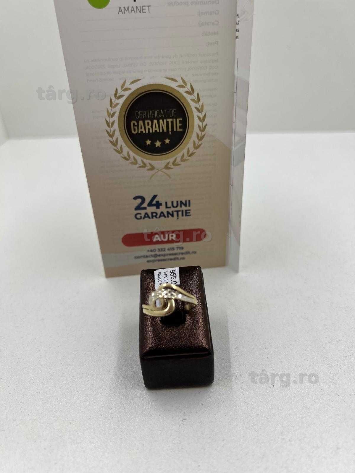 Inel Aur 14K 1.91g (Ag25 Belvedere B.42496.7) Garantie 2 ani! 2