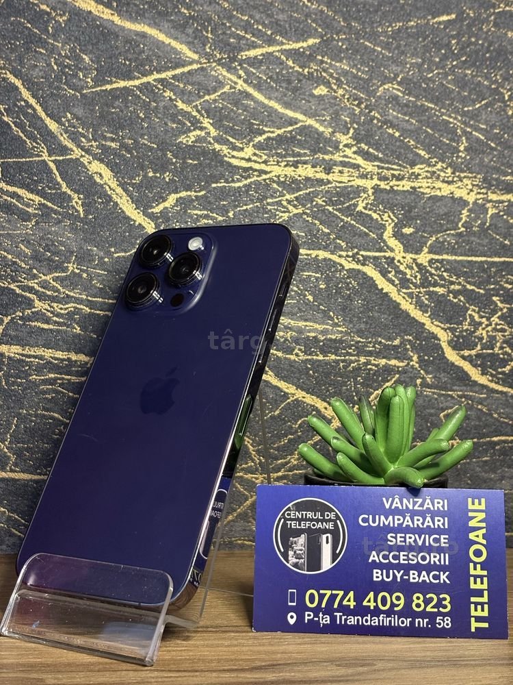 Iphone 14 Pro Max/128GB/2 ani Garantie Centrul de Telefoane/rate