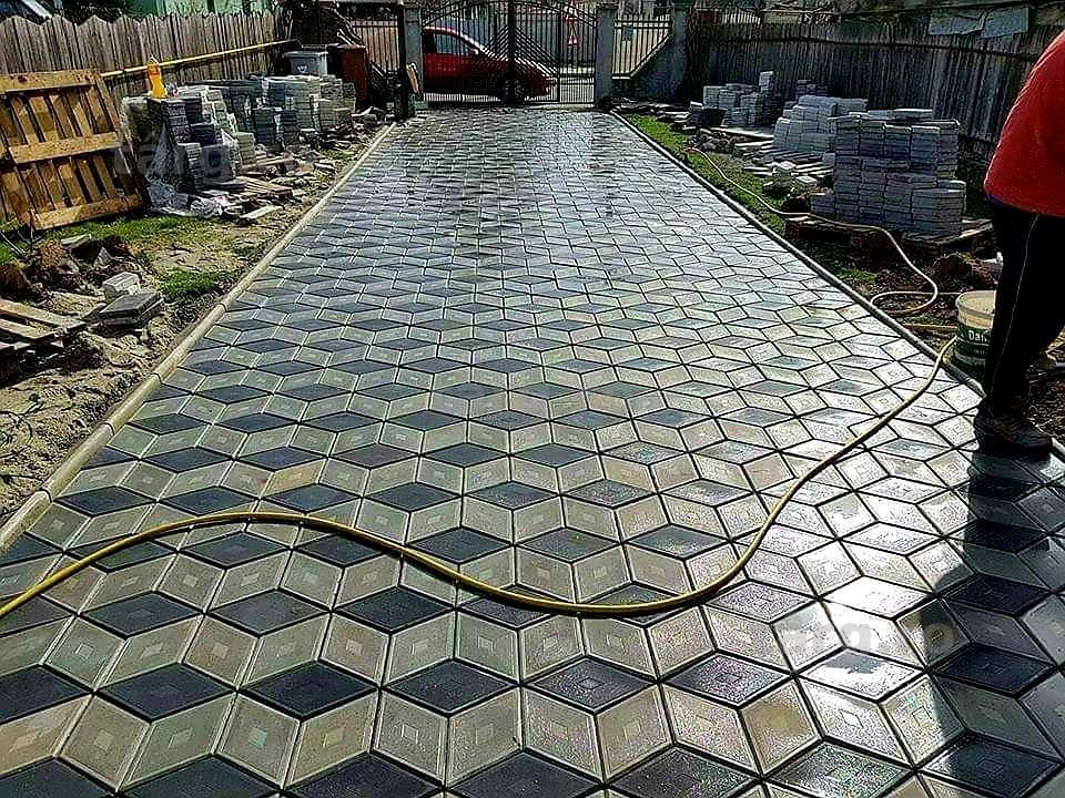 Fabricam pavaje si pavele model Romb 3D Cod 04