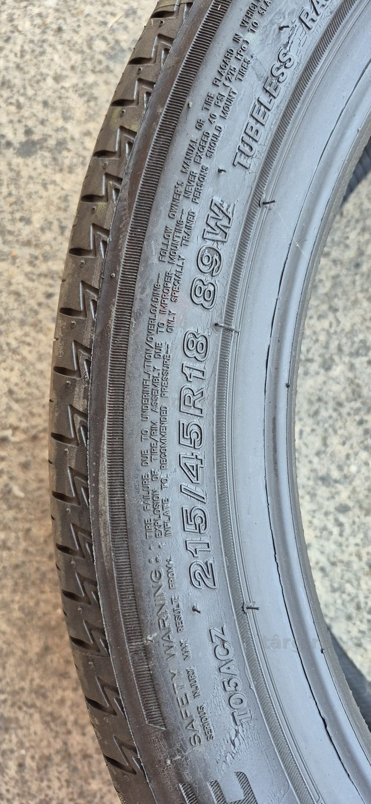 4 anvelope vara ca noi Bridgestone 215/45/18.Pretul este pe bucata. 6