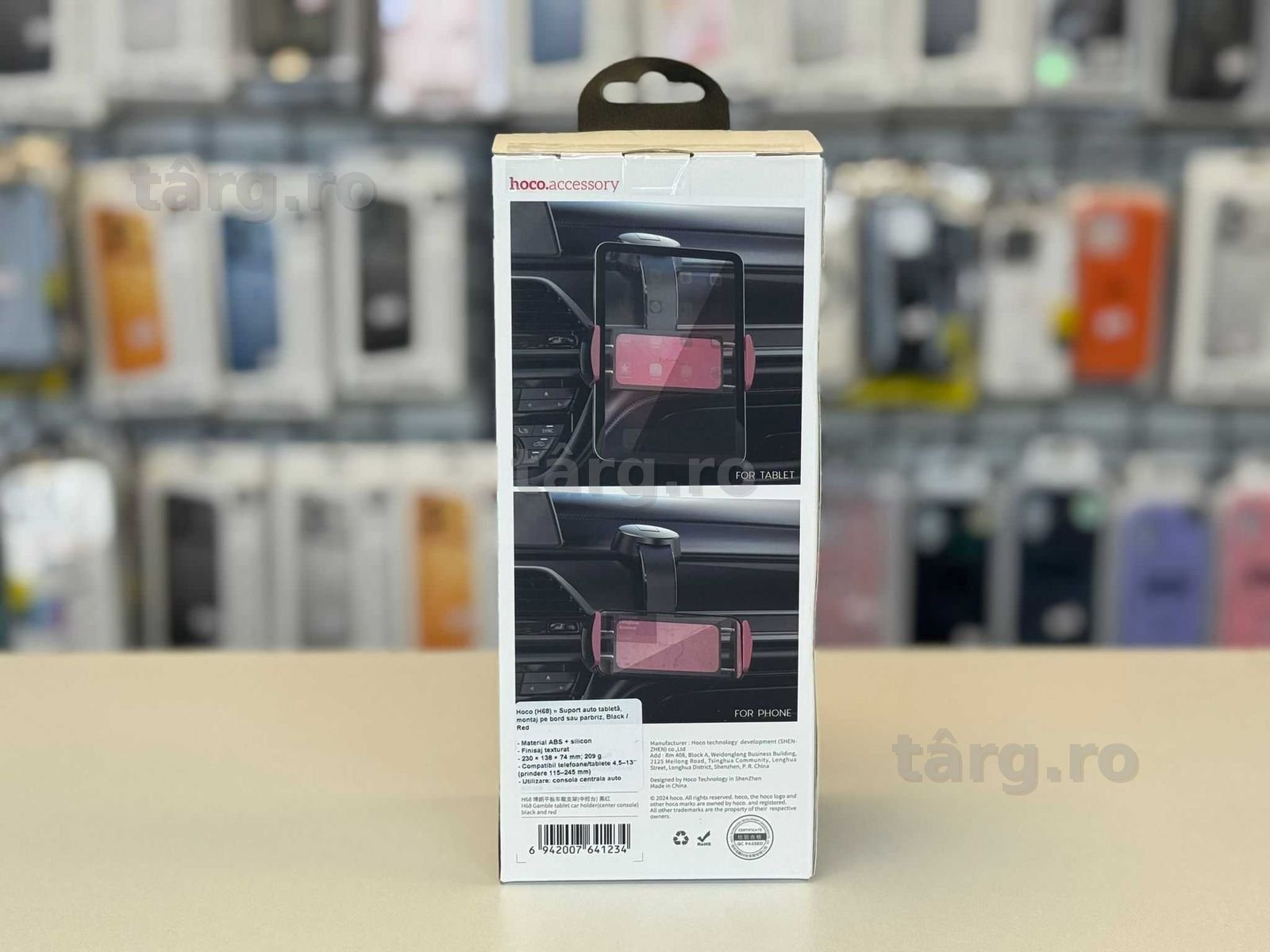 Suport auto pentru Consola Centrala, Telefon/Tableta 4,5"-13" 3