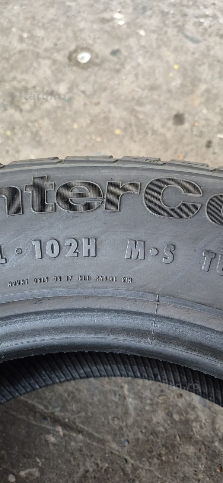 4 anvelope iarna Continental 245/55/17.Pretul este pe bucata. 7