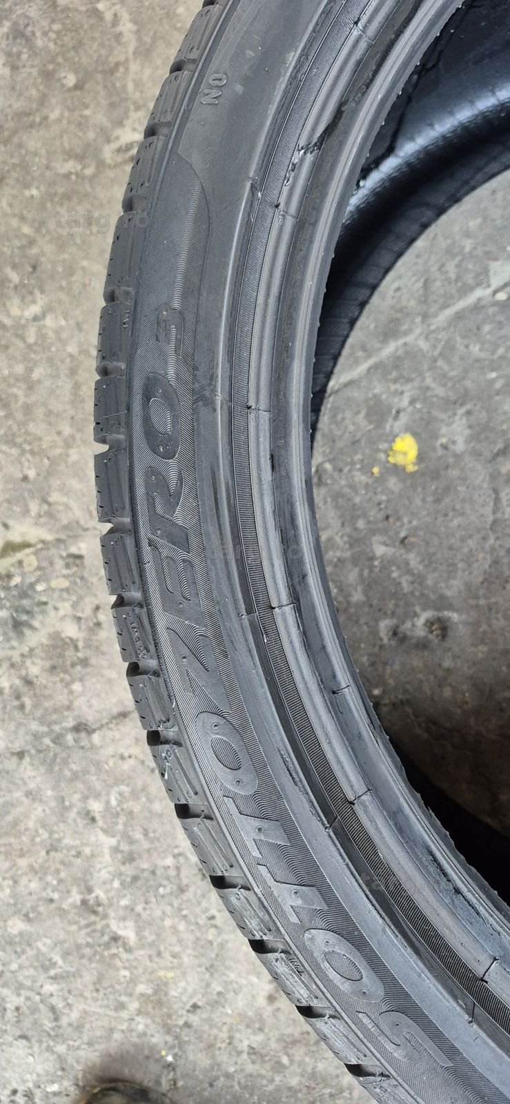 4 anvelope iarna Pirelli,fata 275/35/21,spate 315/30/21.Pret/bucata 5