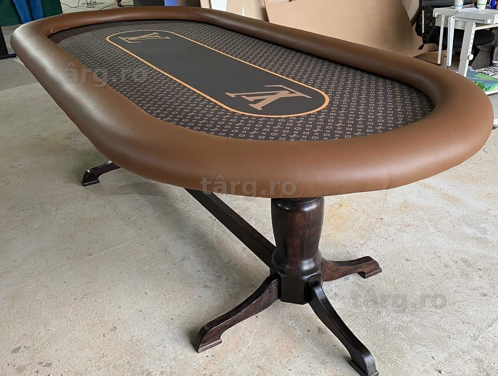 Brand Wooden Poker Table - Louis Vuitton CustomTables.eu stoc