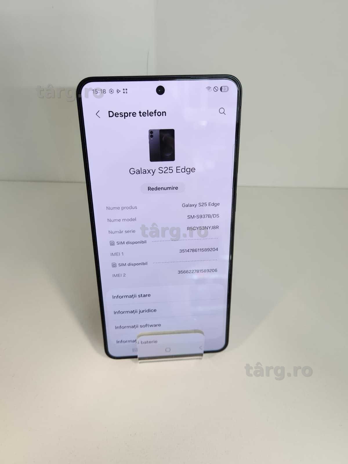 Samsung Galaxy S25 Edge 12/256Gb (Ag8 Tudor/B74723) – Garantie 2 Ani! 2