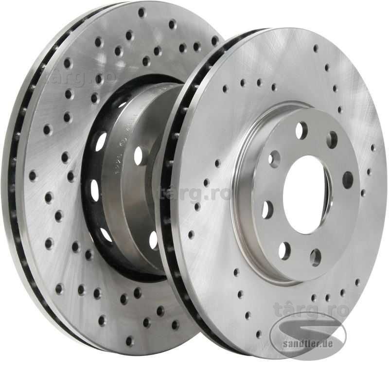 Discuri frana perforate fata BMW E30 316, 318i, 324d, 8/82-8/90