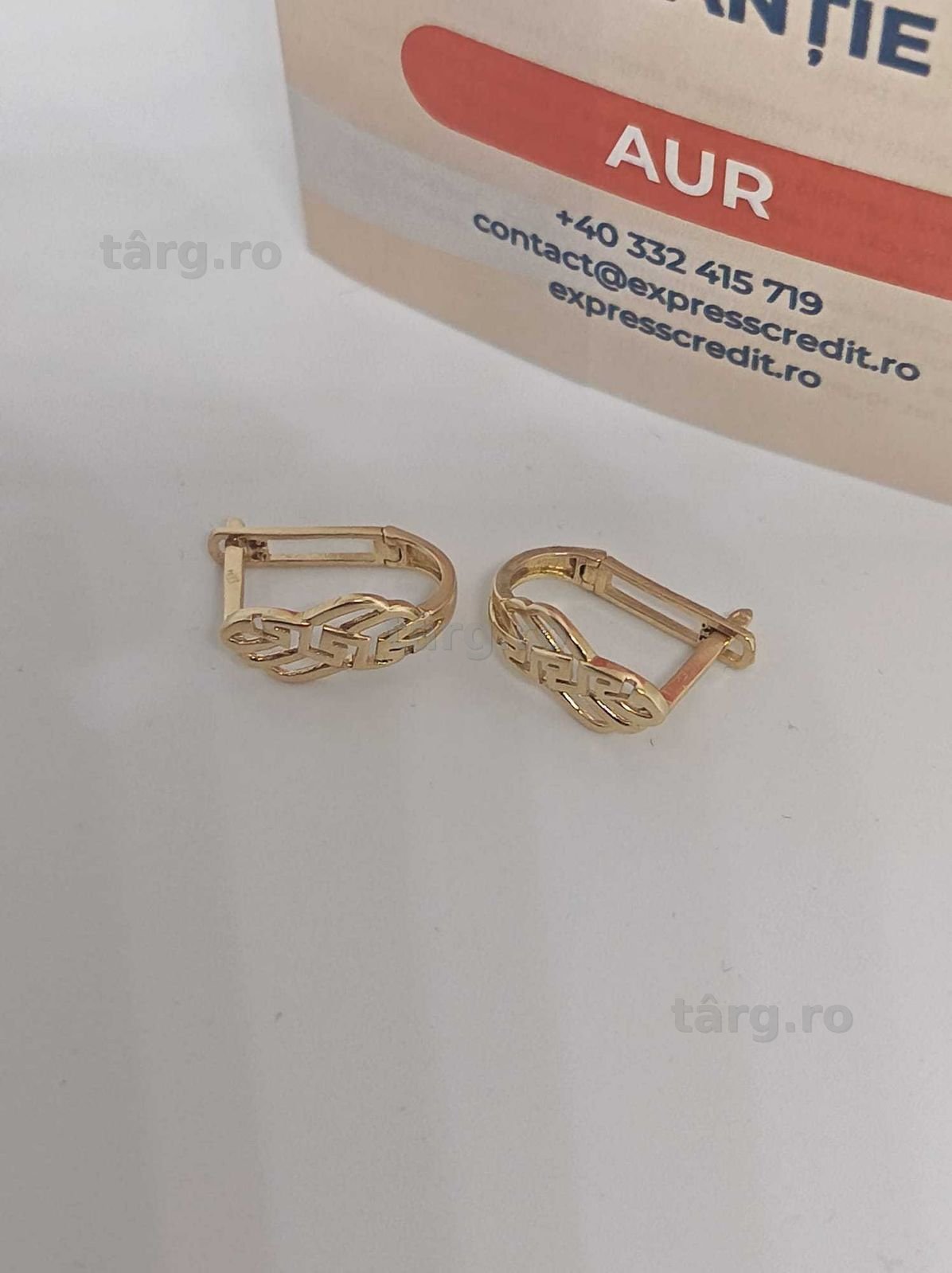 Cercei Aur 14K 2.80g (Ag4 Dacia B.52266.1) Garantie 2 ani 3