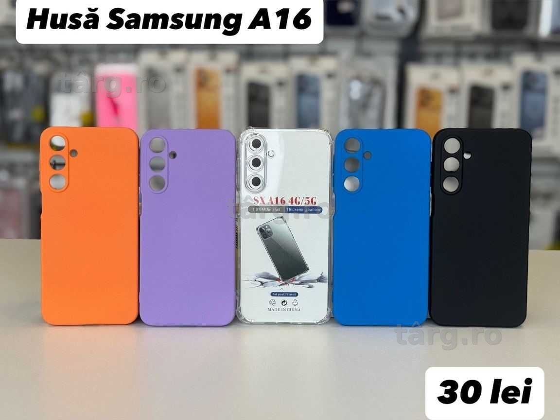 Husa silicon, folie, cablu, incarcator Samsung A16
