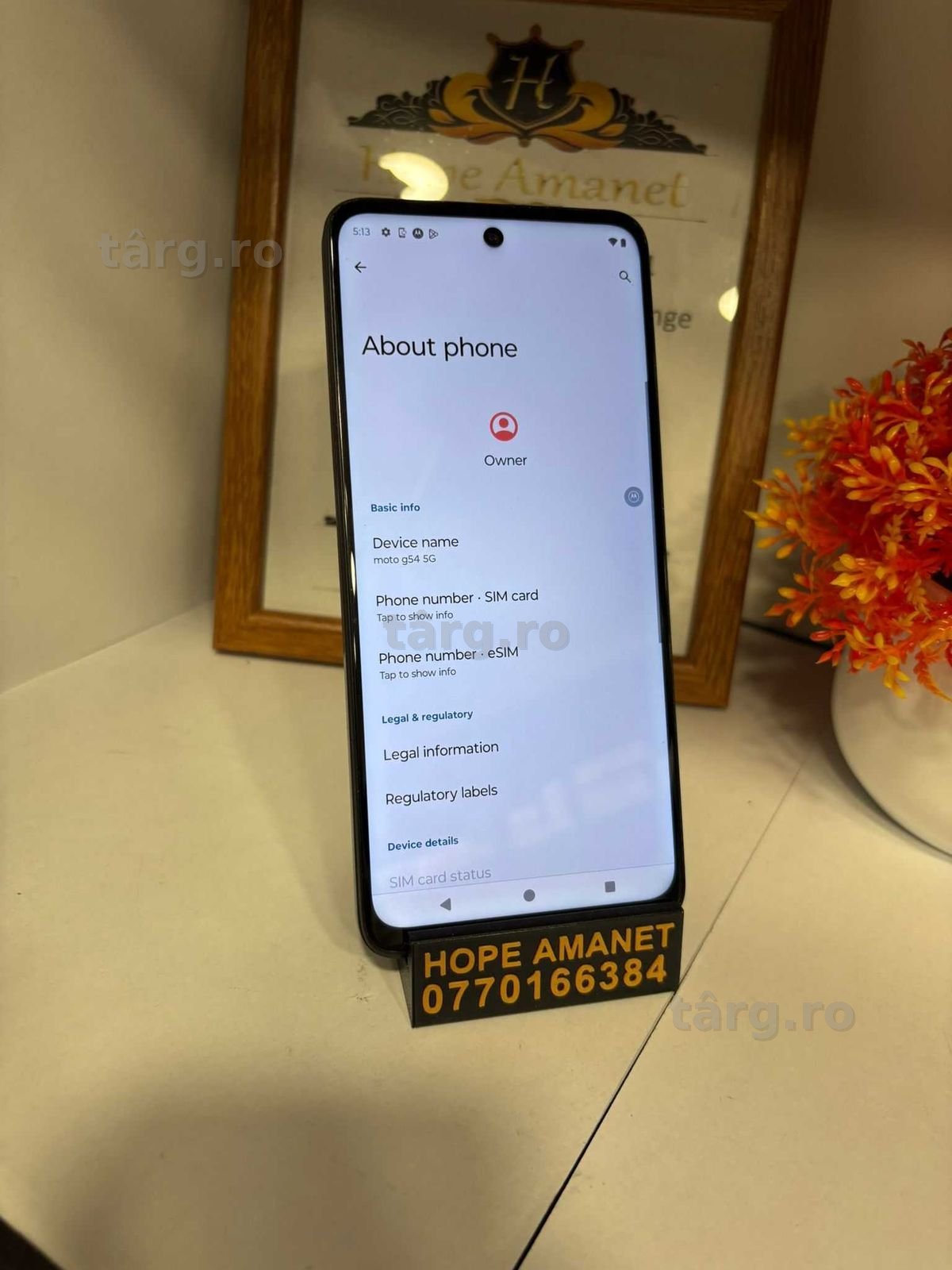 HOPE AMANET P2-Motorola G54 256 GB/12 GB RAM 2