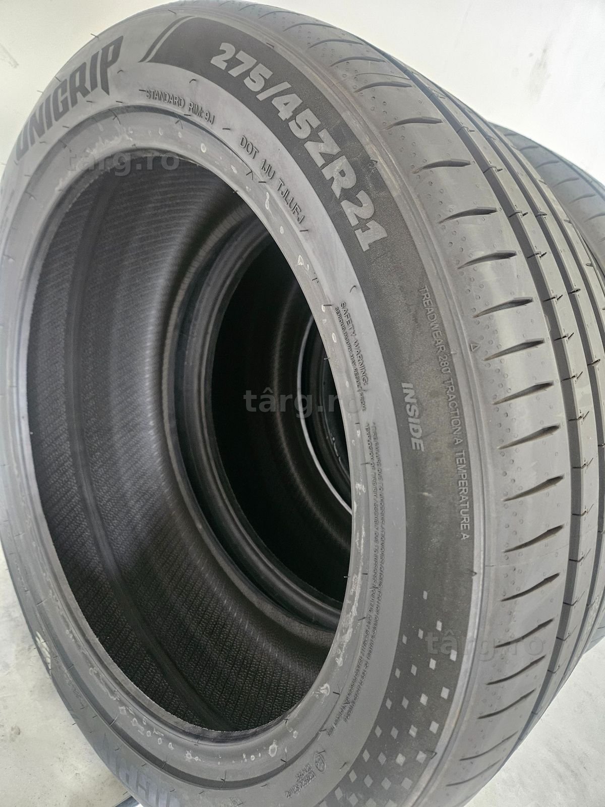 275/45 R21 110Y XL UNIGRIP (Gripmax) Anvelope noi vara protectie janta 5