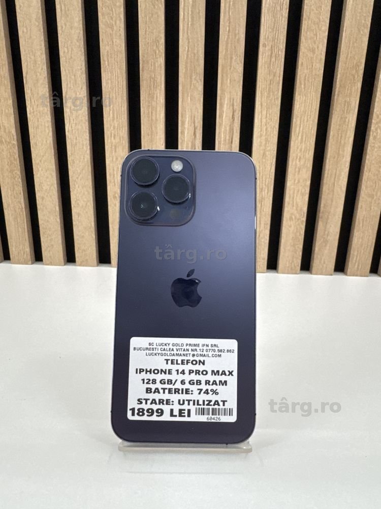 Iphone 14 Pro Max 128Gb/74% Baterie GARANTIE/FACTURA #60426