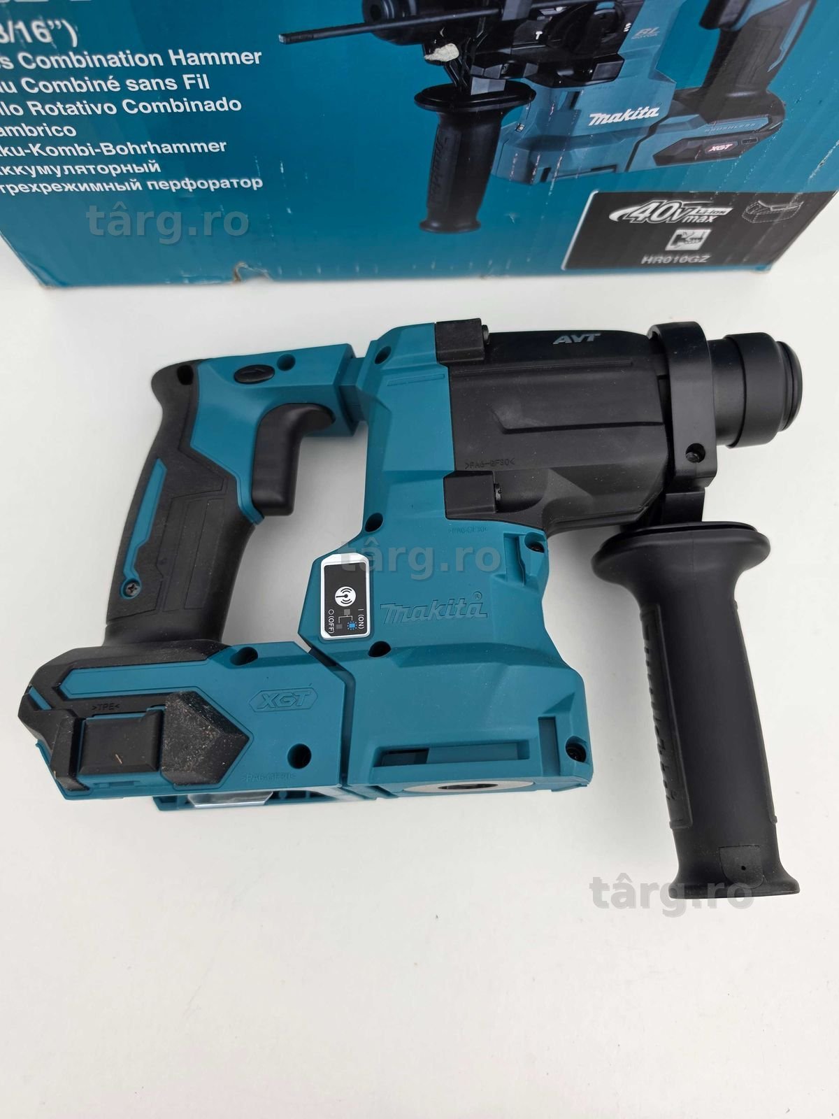 Makita HR010GZ ciocan rotopercutor 40 V | 2,1 J | In beton 20 mm | 2,2 kg | Fara perii 3