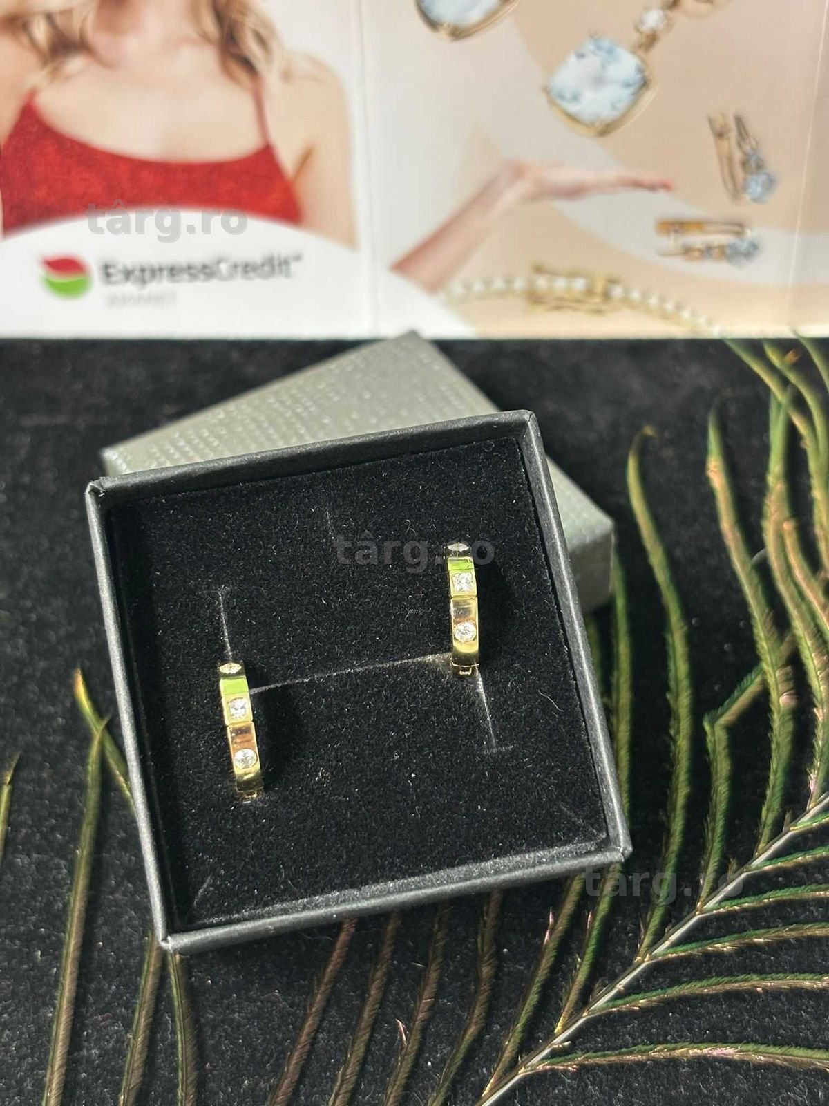 Cercei aur 14k 2.44g (B.60350.2-Tatarasi) Garantie 2 ani-1160 lei