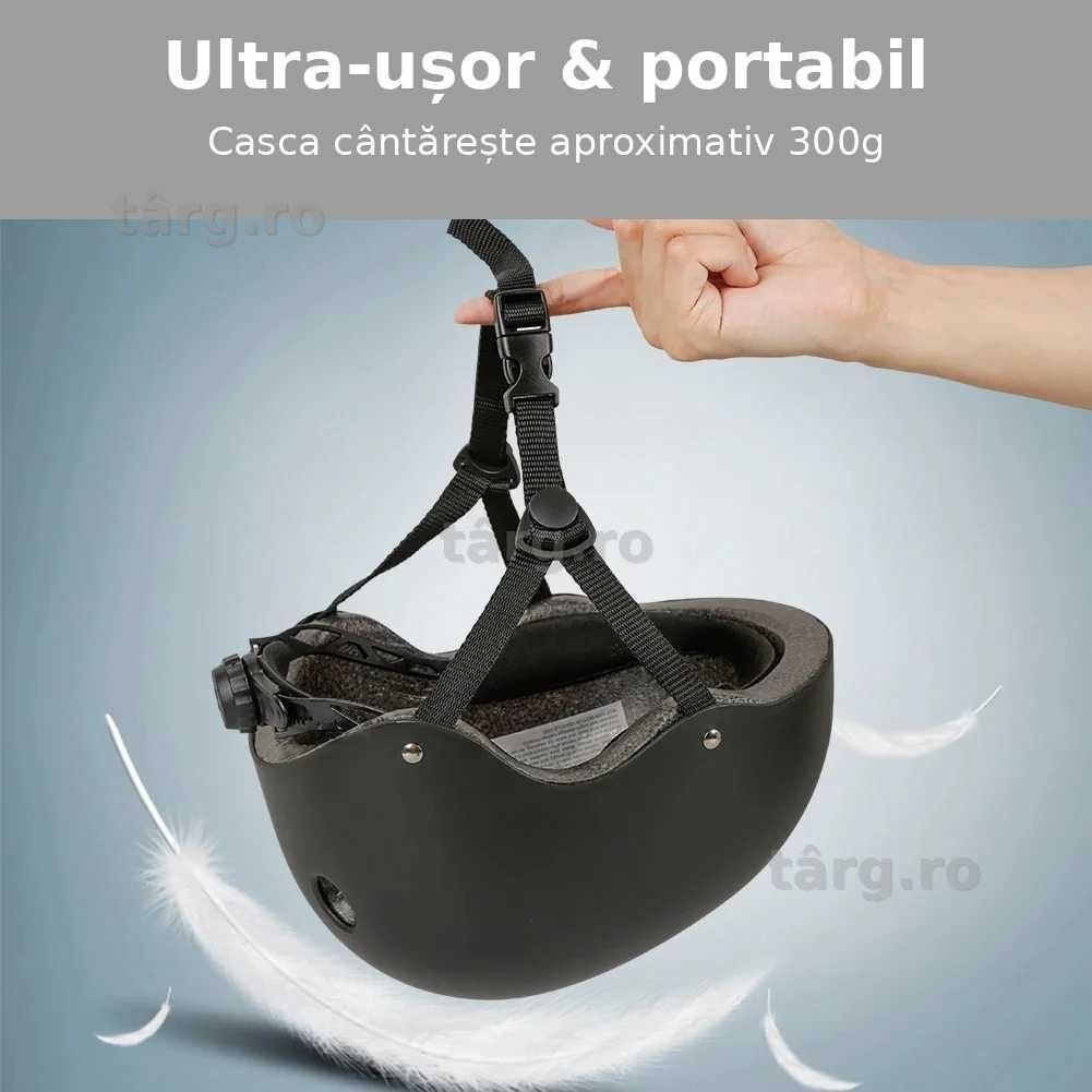 Casca protectie Bicicleta/Trotineta, Ultra Usoara, Marime reglabila, Negru 6
