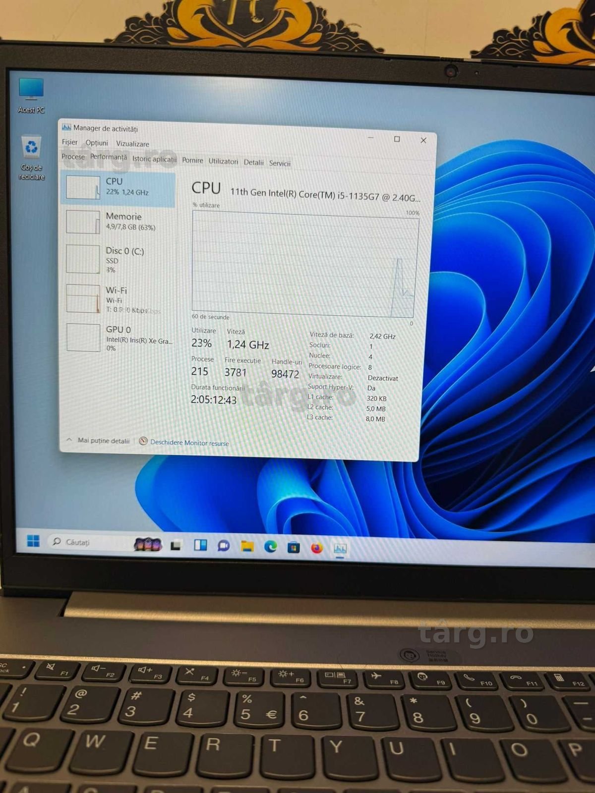 Hope Amanet P10/Lenovo ThinkBook 15 Gen2 Intel i5-1135G7 8GB RAM SSD 2